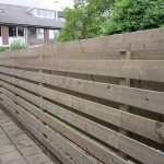 plaatsen van schuttingen
